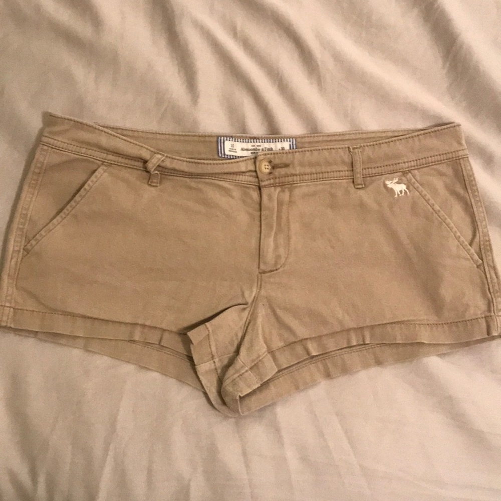 Khaki Abercrombie Shorts